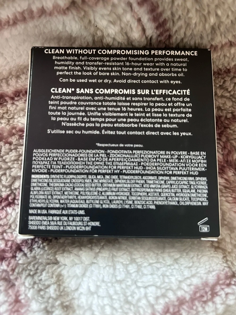NEW bareMinerals barePRO 16HR Skin-Perfecting Powder Foundation-Med Deep 45 Warm